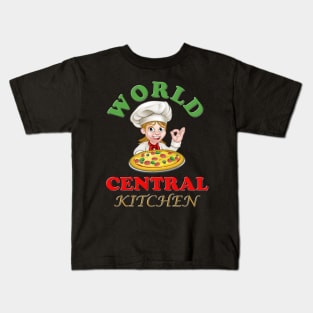 Kitchen, world central kitchen, central, world, world kitchen, funny kitchen design, central kitchen, cool kitchen, kitchen design, world kitchen design Kids T-Shirt